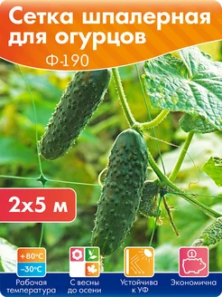 Сетка для огурцов шпалерная 2*5 м Протэкт 70551987 купить за 274 ₽ в интернет-магазине Wildberries