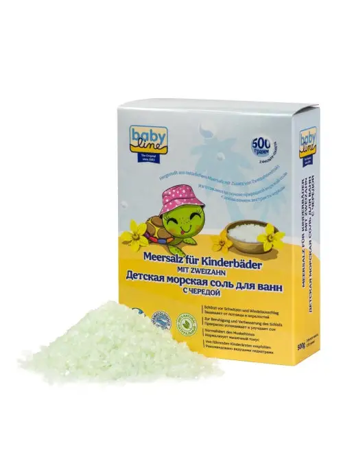 Babyline Набор детской морской соли для ванн, 3 шт, фото 6