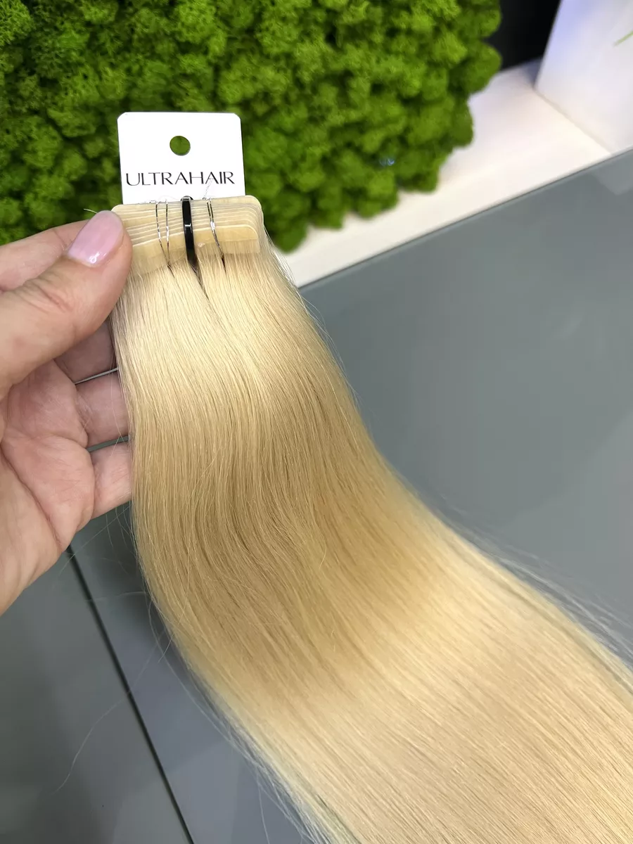 Волосы славянского типа на лентах Ultrahair 70553931 купить в  интернет-магазине Wildberries