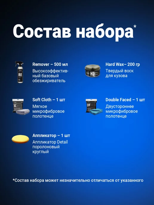 DETAIL Подарочный набор автохимии мужчине, 700 мл, фото 2