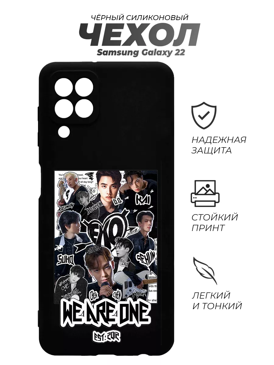 Чехол на Самсунг А22 4G, Exo we are one PNP Print 70657558 купить в  интернет-магазине Wildberries