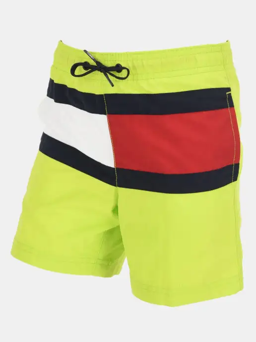 TOMMY HILFIGER Бордшорты пляжные для плавания, зеленый