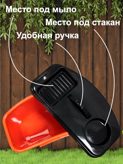 АЛЬТЕРНАТИВА Рукомойник дачный 5 л М367, 5 л, фото 6