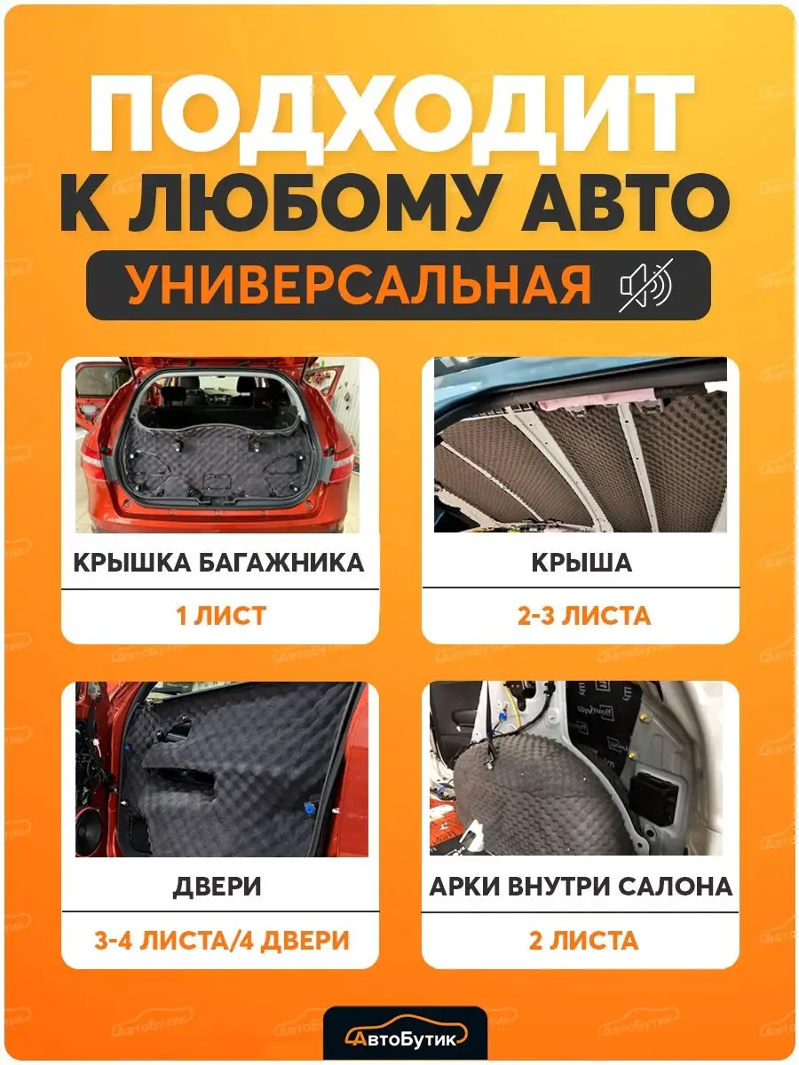 Шумоизоляция для автомобиля Volna Comfortmat 70694838 купить за 1 094 ₽ в  интернет-магазине Wildberries