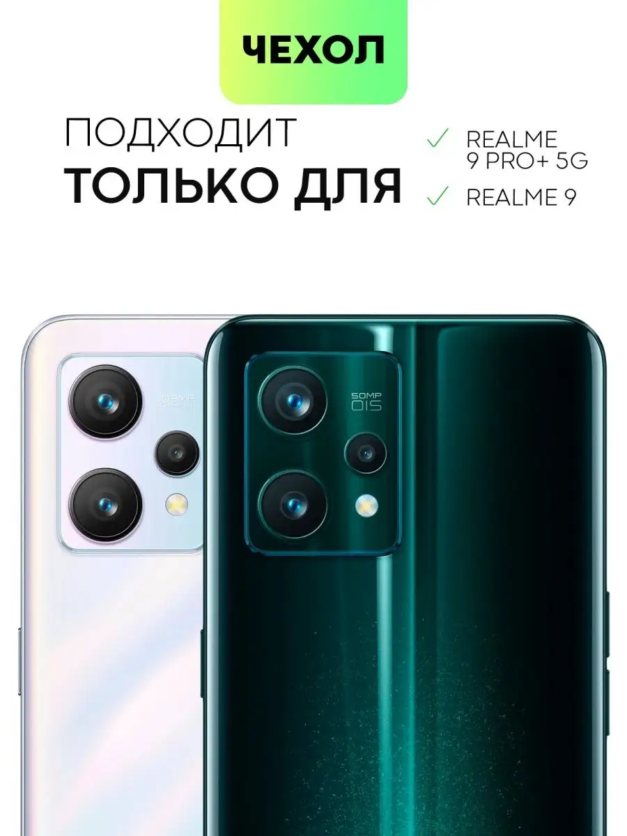 Чехол на Realme 9 4G, 9 Pro Plus Реалми BROSCORP 70696919 купить за 400 ₽ в  интернет-магазине Wildberries