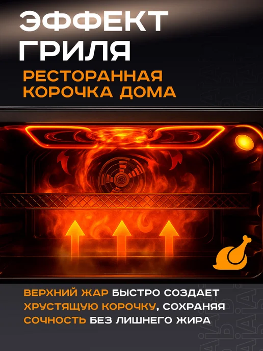 Pioneer Мини-печь электрическая 40 л с грилем, 40 л, фото 2