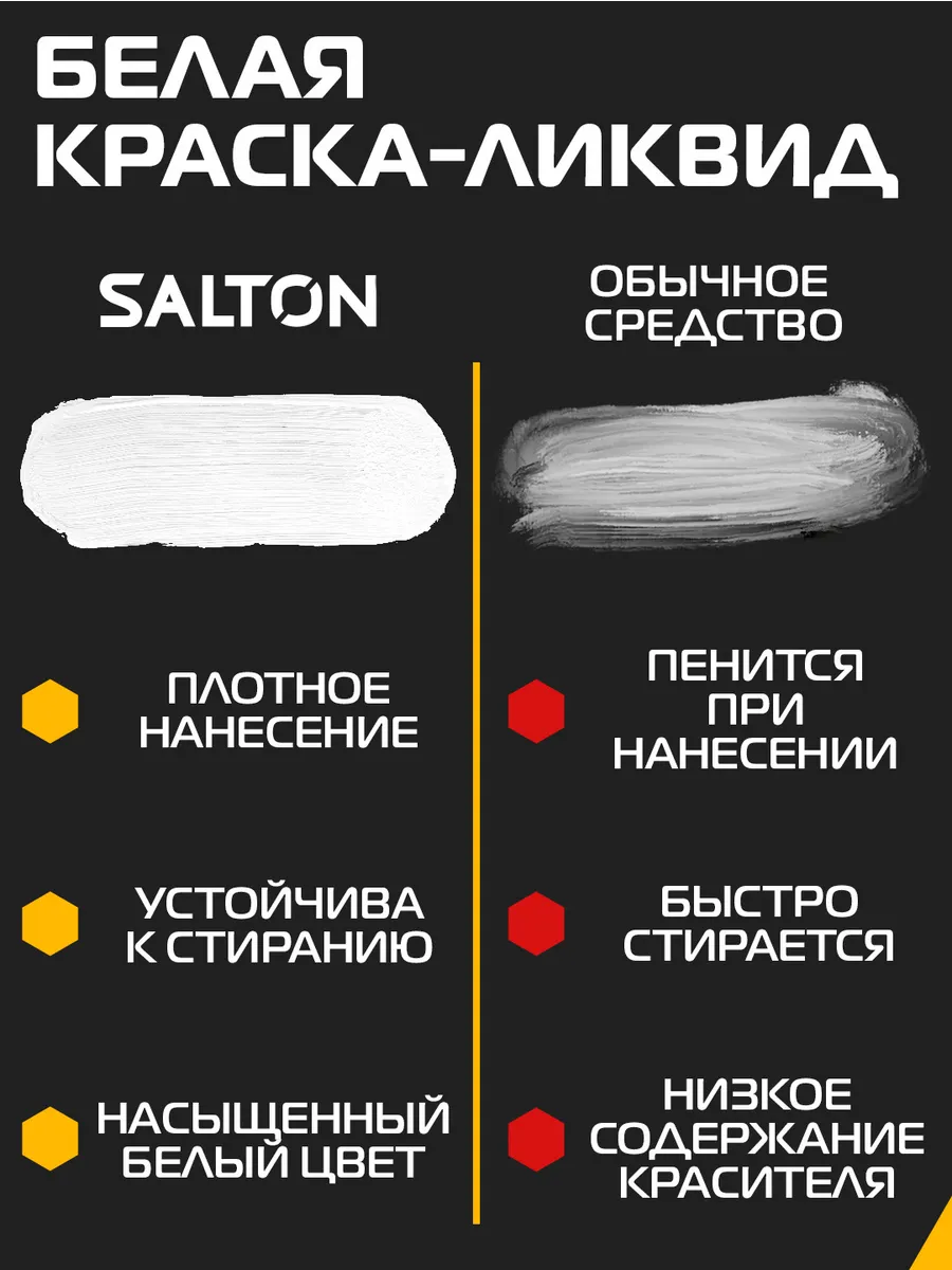 Salton Краска для обуви белая