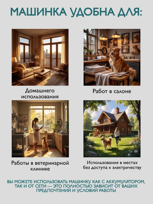 CODOS Машинка для стрижки животных СР 6800 триммер для собак, вариант, фото 4