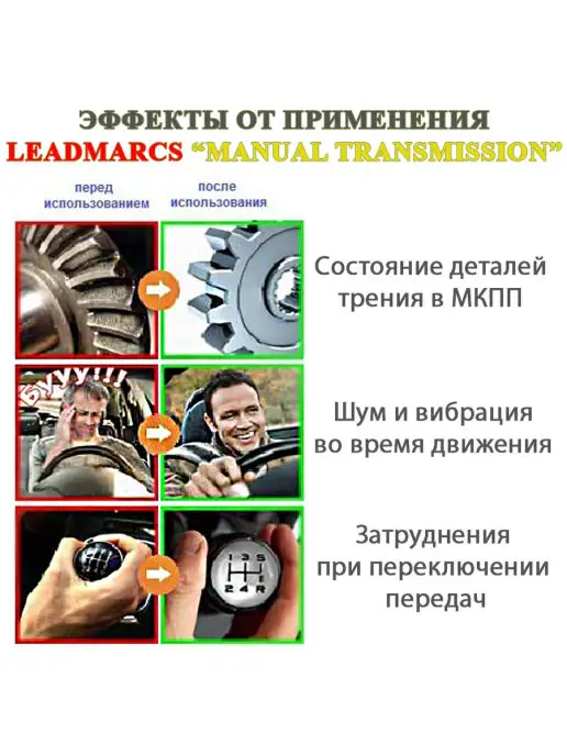 LEADMARCS Присадка в МКПП "MANUAL TRANSMISSION", 50 мл, фото 5