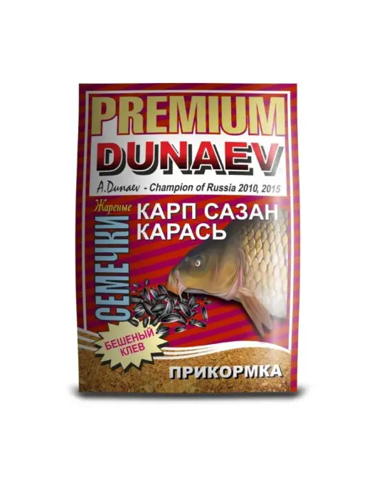 А ТЫ ГОТОВ К РЫБАЛКЕ? Прикормка Дунаев Премиум Dunaev Premium Жареные семечки, вариант, фото 2