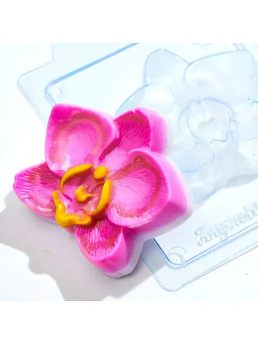AnyMolds Орхидея оригинальная форма для мыла, белый, фото 2