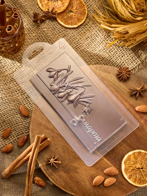 AnyMolds 8 марта подснежники, форма пластиковая, белый, фото 4
