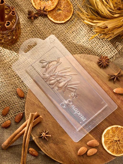 AnyMolds 8 марта подснежники, форма пластиковая, белый, фото 5