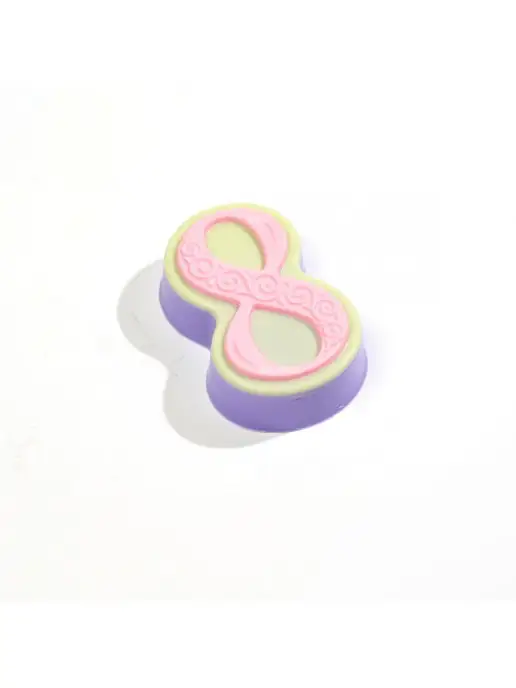 AnyMolds Восьмерка с завитушками форма для мыла, белый, фото 7