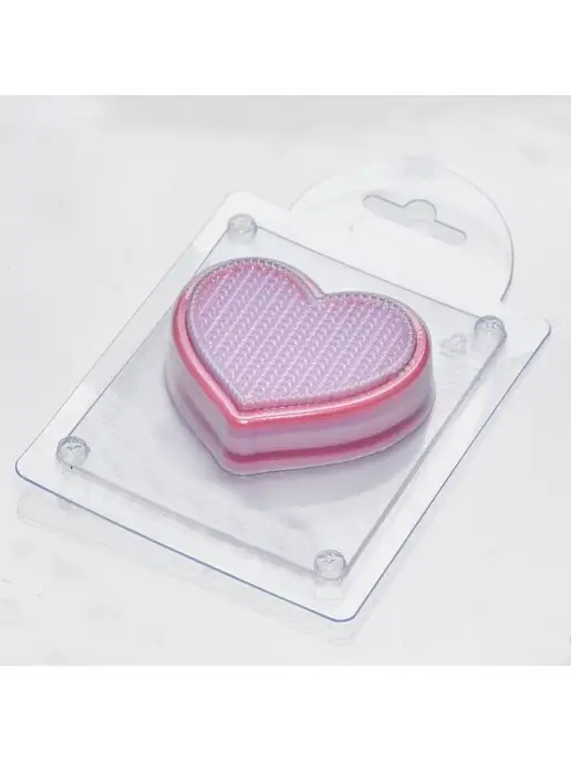 AnyMolds Вязаное сердце форма для мыла и шоколада, белый, фото 3