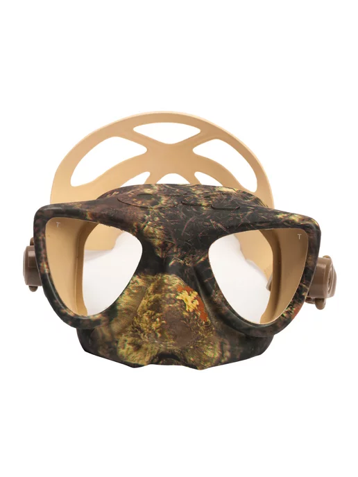 C4 CARBON Маска для плавания взрослая C4 PLASMA CAMO, зеленый, фото 2