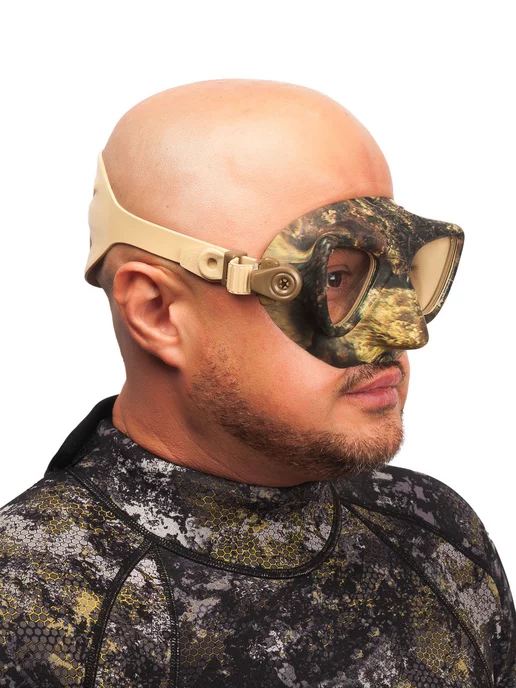 C4 CARBON Маска для плавания взрослая C4 PLASMA CAMO, зеленый, фото 8