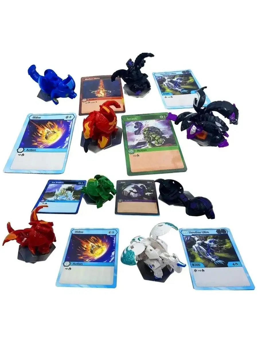 Бакуган игрушки для мальчиков набор трансформеры BAKUGAN 71404011 купить за  1 196 ₽ в интернет-магазине Wildberries