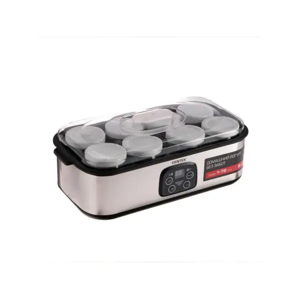 Йогуртница Centek CT-1443, 30 Вт, 0.2 л, 8 ёмкостей