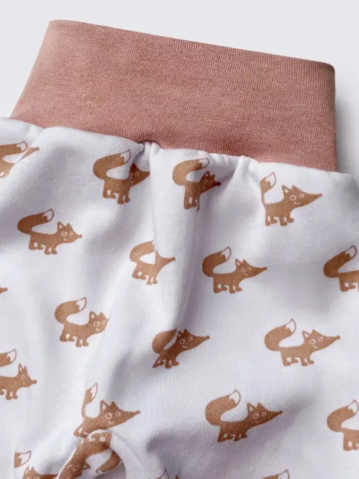 Little Fox Штанишки ползунки для новорожденных, белый, фото 5