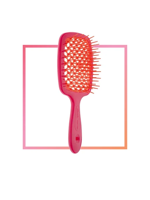Janeke Расческа щетка для волос Superbrush 20,3 см, красный, фото 3