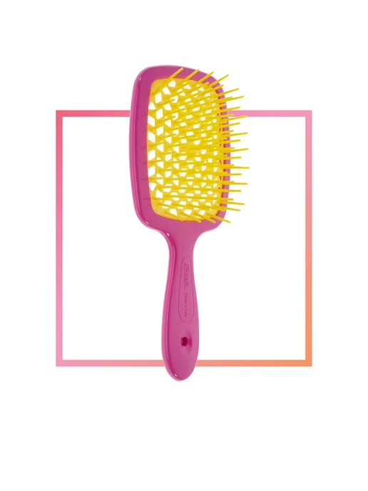 Janeke Расческа щетка для волос Superbrush 20,3 см, розовый, фото 3