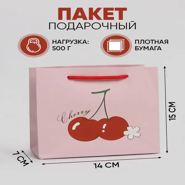 Подарочный пакет бумажный