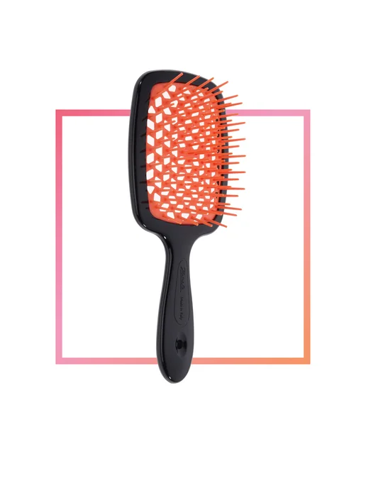 Janeke Расческа щетка для волос Superbrush 20,3 см, черный, фото 3