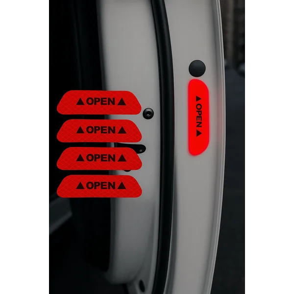 Светоотражающая наклейка «Open», 9,5х2,5 см 4 шт