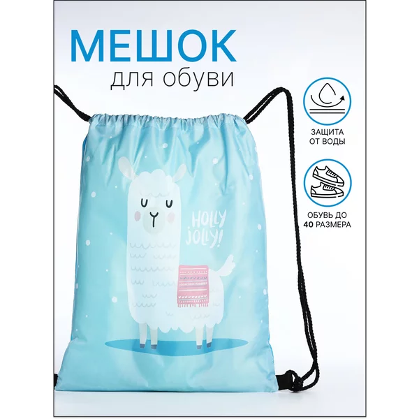 Мешок для обуви Лама