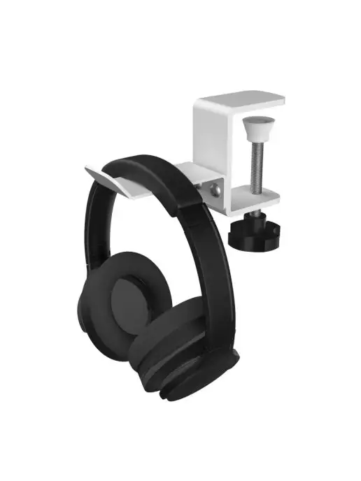 VARTEX Держатель для наушников на струбцине VR-101, белый
