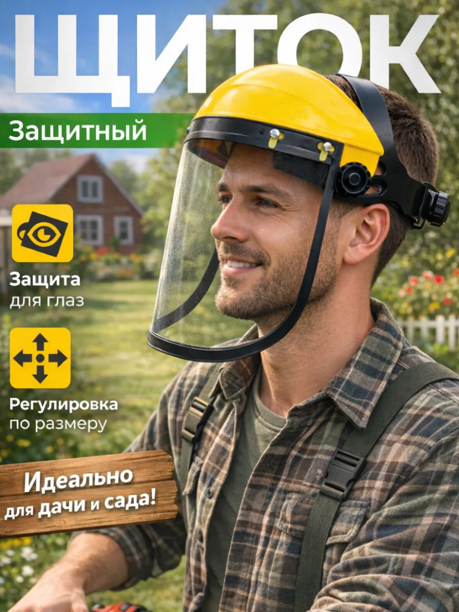 Маска защитная для триммера сетка