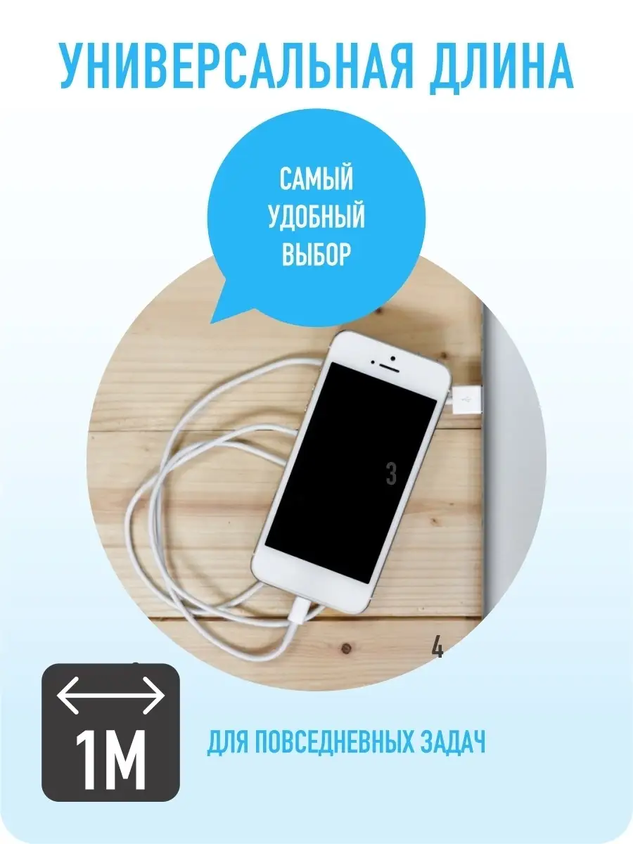 Кабель для зарядки iPhone, iPad, AirPods GQbox 71477227 купить за 232 ₽ в  интернет-магазине Wildberries