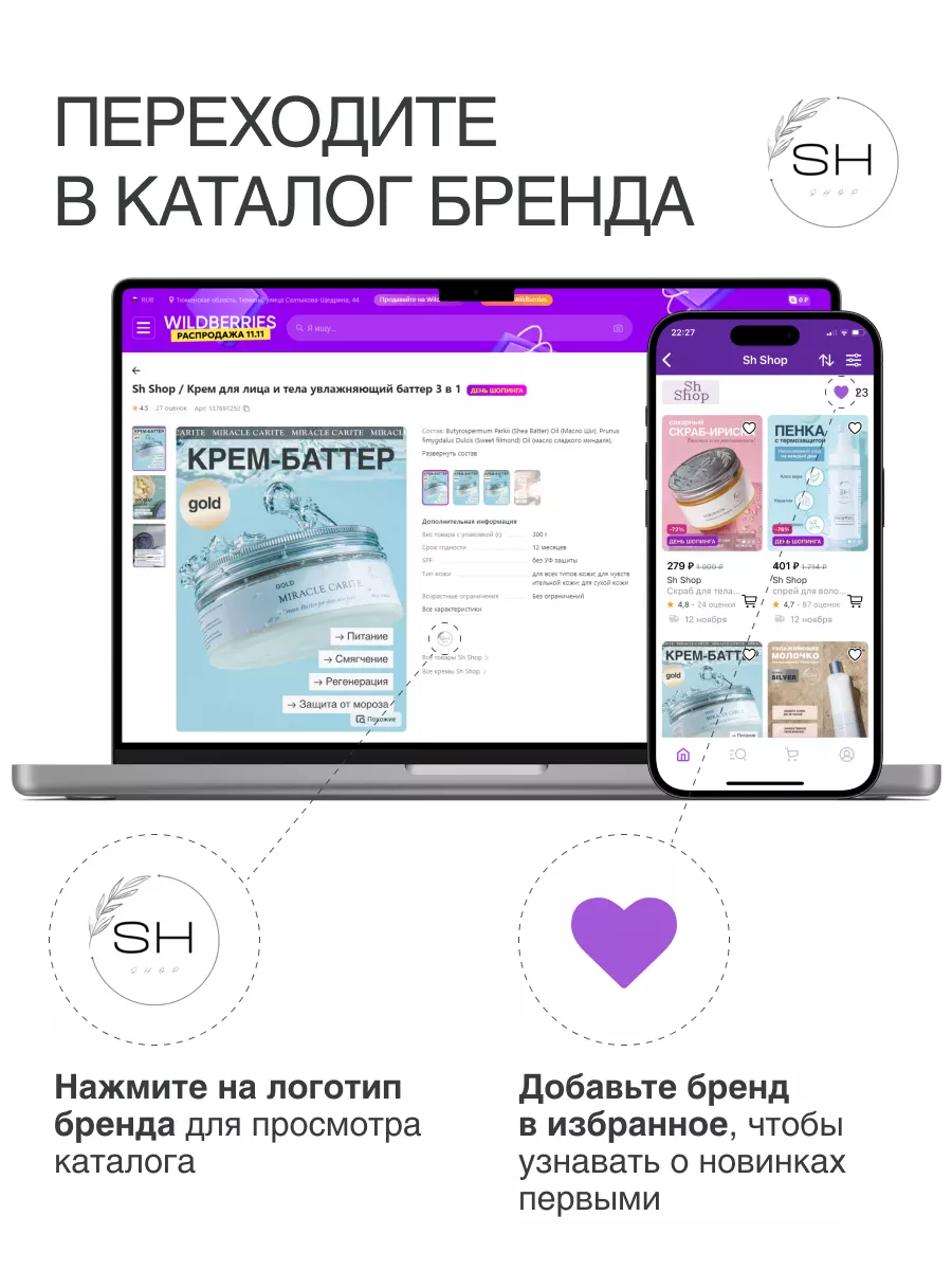 Крем для тела антицеллюлитный Sh Shop 71603918 купить в интернет-магазине  Wildberries