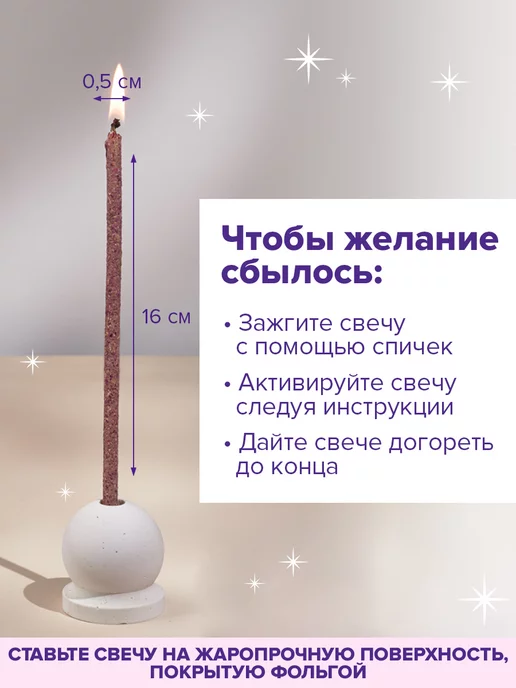 Maluna Подарочный набор магические свечи женская энергия, белый, фото 4