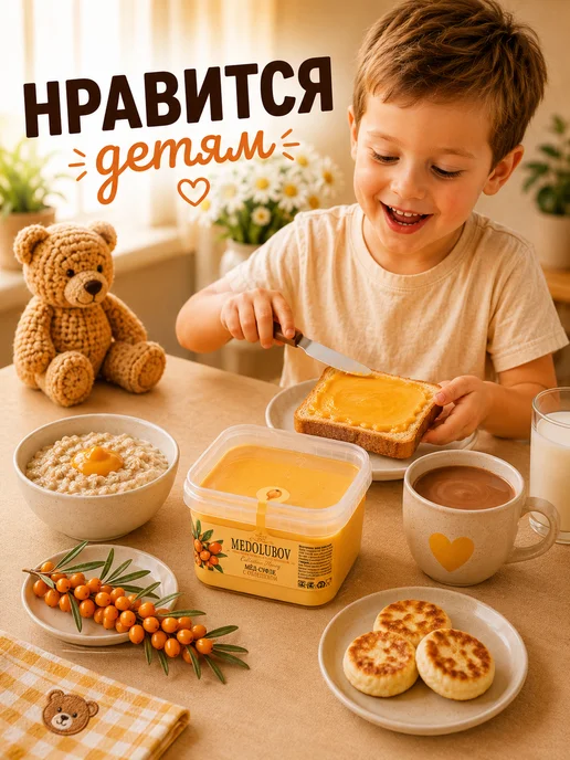 MEDOLUBOV Медовое суфле с Облепихой Медолюбов, Медолюбов, фото 4