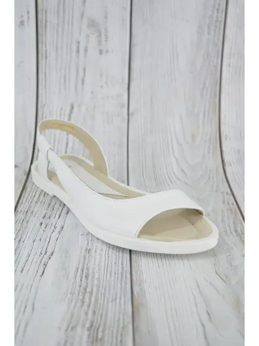 ABI-SHOES Босоножки белые летние из натуральной кожи, белый, фото 2