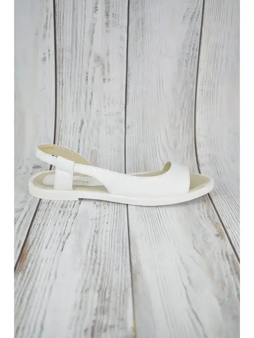 ABI-SHOES Босоножки белые летние из натуральной кожи, белый, фото 3