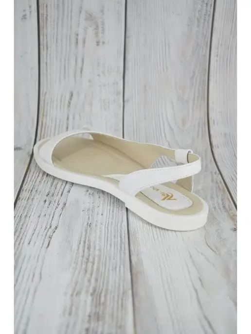 ABI-SHOES Босоножки белые летние из натуральной кожи, белый, фото 4