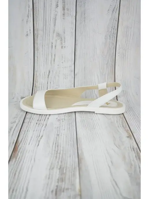 ABI-SHOES Босоножки белые летние из натуральной кожи, белый, фото 5