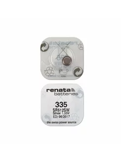 Серебряно-цинковая батарейка R335 (SR512SW), 1.55 В Renata 71680508 купить за 219 ₽ в интернет-магазине Wildberries