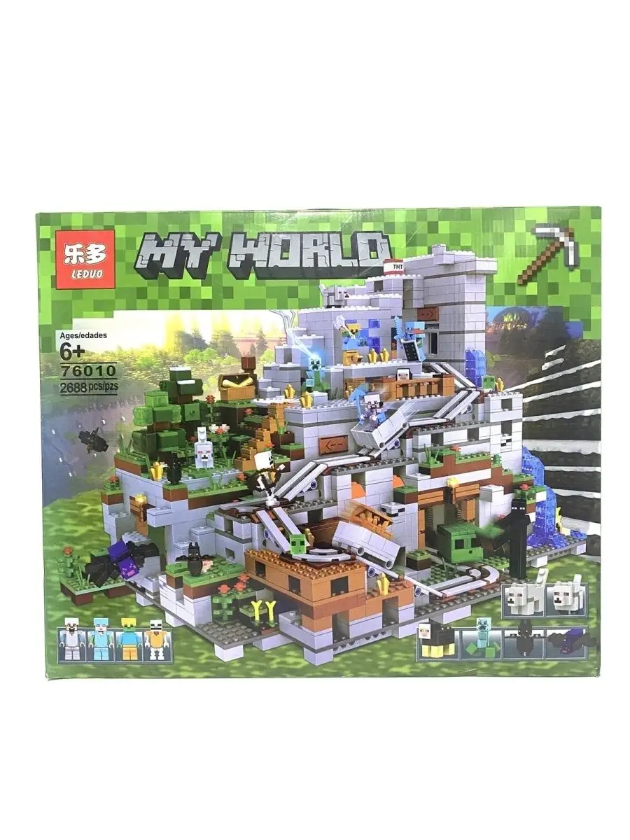 Конструктор крупный Minecraft Майнкрафт Горная пещера World LEGO 71710207  купить за 5 742 ₽ в интернет-магазине Wildberries