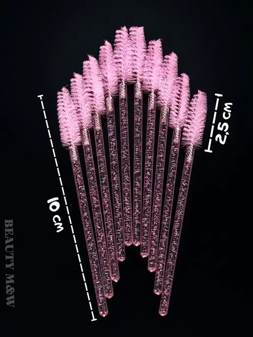 BEAUTY M&W Набор косметических щеточек для бровей и ресниц, вариант, фото 3