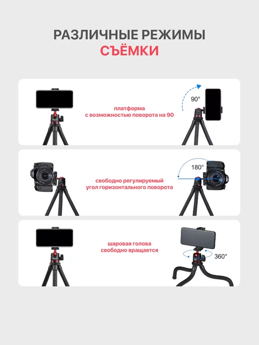 Ulanzi Гибкий штатив для камер и смартфонов, вариант, фото 5