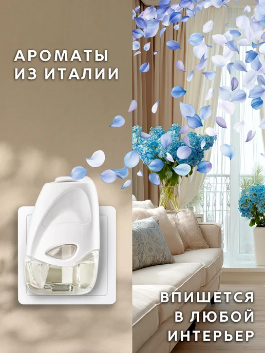 Breesal Электрический диффузор ароматический + Cменный флакон, белый, фото 2