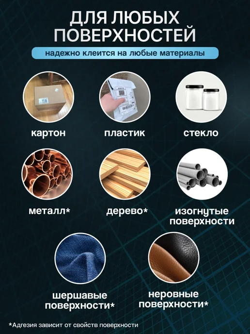 Paketir Термоэтикетки 58х80 мм 500 шт самоклеящиеся, 58x80 мм, 500 шт, фото 4