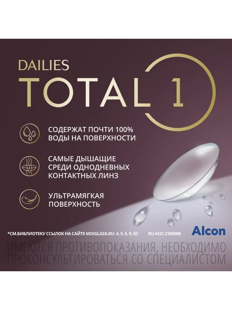 Однодневные Линзы Dailies Total 1 Купить